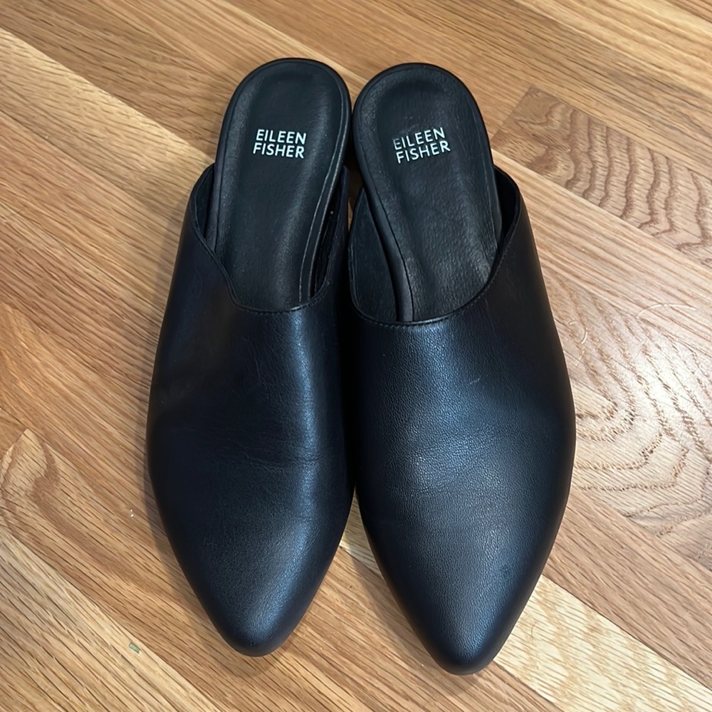 Eileen fisher mules, 8.5, worn only a handful of times.